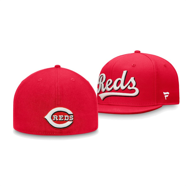 Cincinnati Reds Team Core Red Fitted Hat