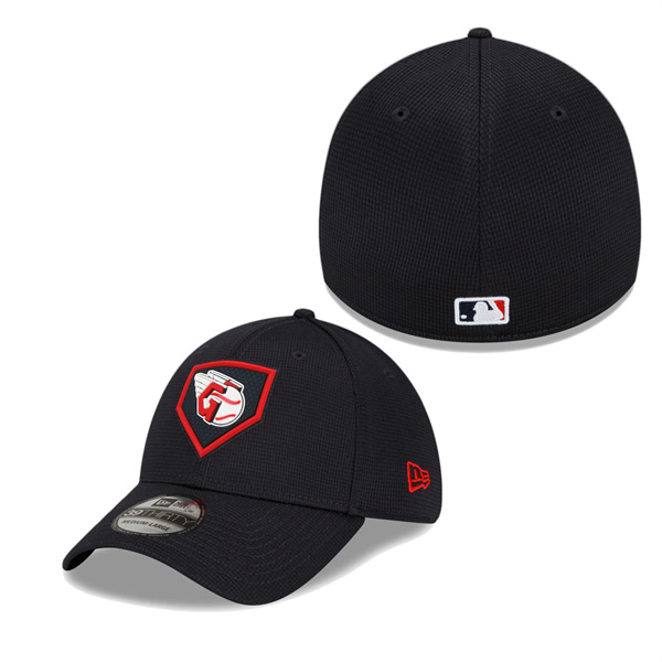 Cleveland Guardians Navy Clubhouse 39THIRTY Flex Hat