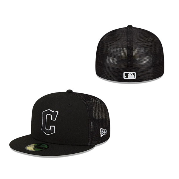Cleveland Guardians New Era 2022 Batting Practice 59FIFTY Fitted Hat Black