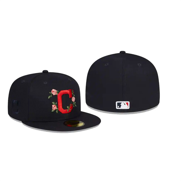 Men's Cleveland Indians Bloom Black 59FIFTY Fitted Hat