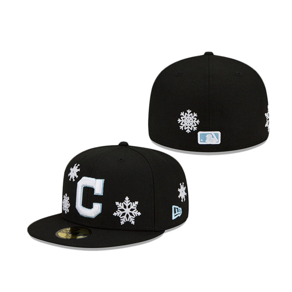 Cleveland Indians Snow 59FIFTY Fitted Hat