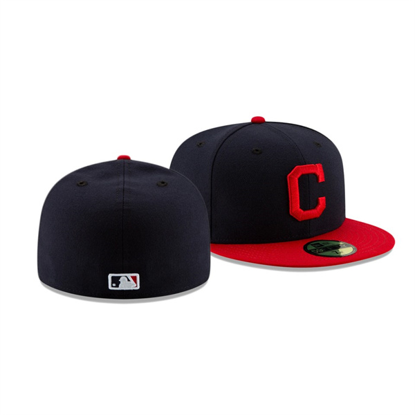 Cleveland Indians 2021 Little League Classic Navy Home 59FIFTY Fitted Hat