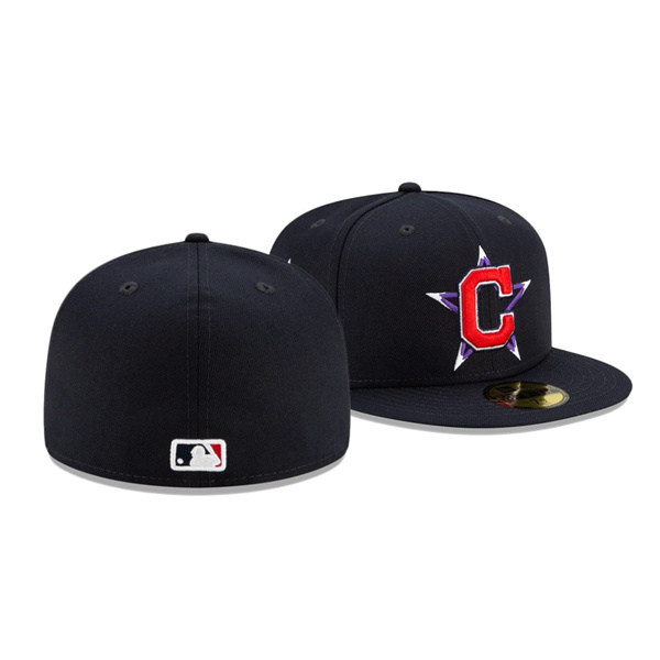 Cleveland Indians 2021 MLB All-Star Game Navy On-Field 59FIFTY Fitted Hat