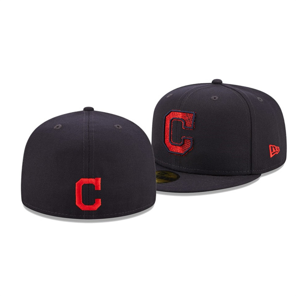 Cleveland Indians Scored Navy 59FIFTY Fitted Hat