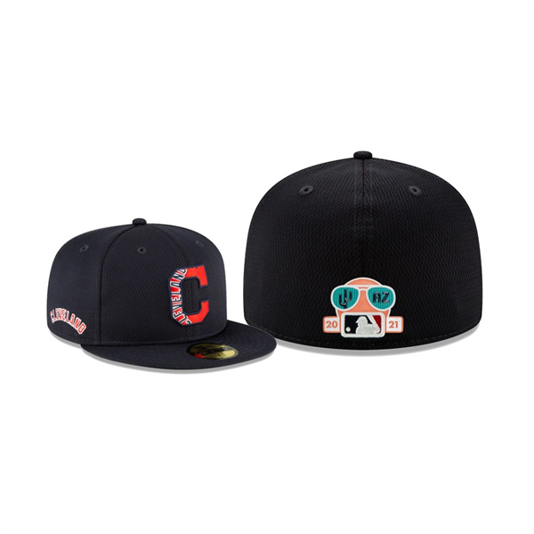 Men's Cleveland Indians 2021 Spring Training Navy 59FIFTY Fitted Hat