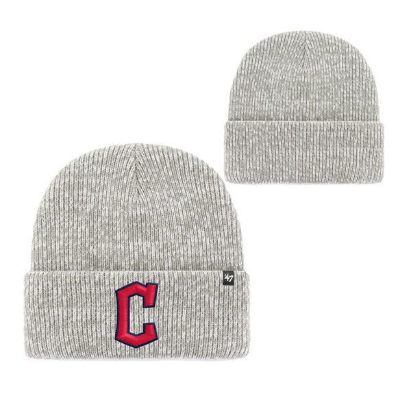 Men's Cleveland Guardians '47 Gray Brain Freeze Cuff Knit Hat