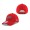 Men's Cleveland Guardians New Era Red Wordmark 9FORTY Adjustable Hat