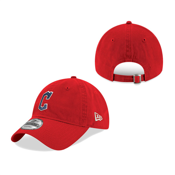 Youth Cleveland Guardians New Era Red 9TWENTY Adjustable Hat