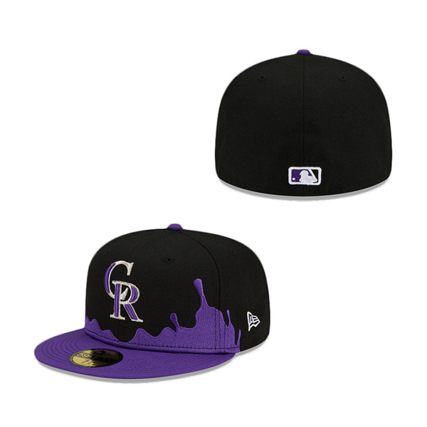 Colorado Rockies Drip Front 59FIFTY Fitted Hat