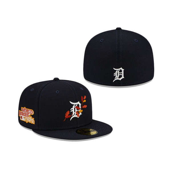 Detroit Tigers Leafy Front 59FIFTY Fitted Cap