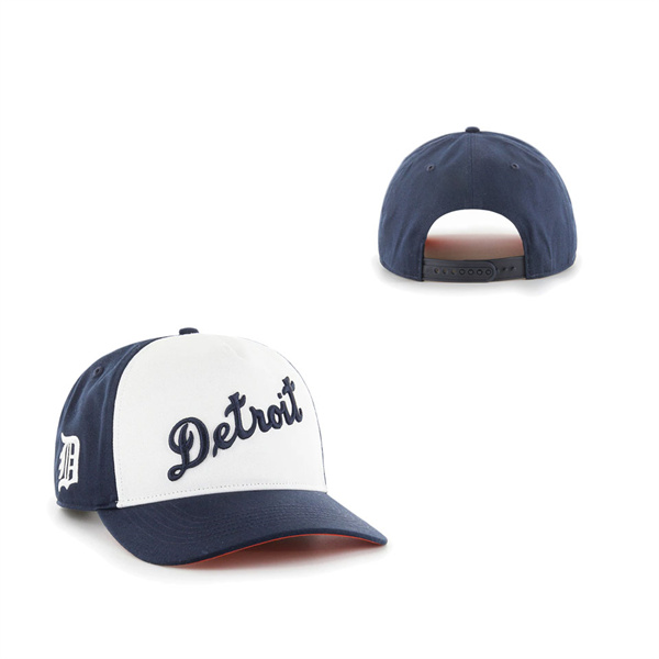 Detroit Tigers '47 Cooperstown Collection Retro Contra Hitch Snapback Hat Navy White