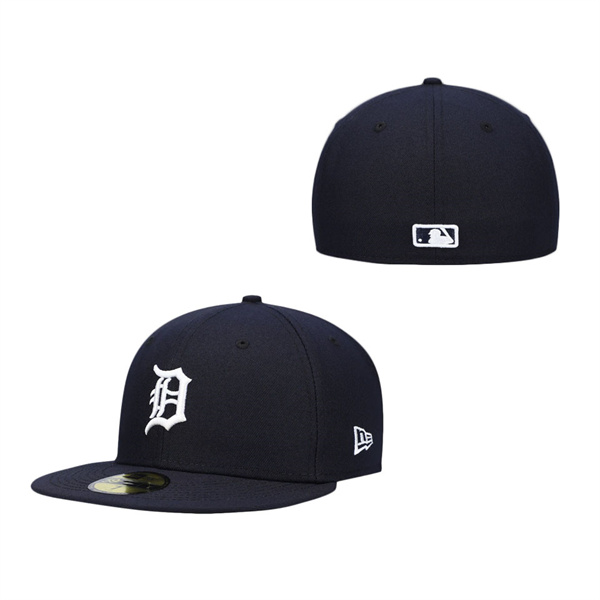 Detroit Tigers New Era Authentic Collection On-Field Home 59FIFTY Fitted Hat Navy