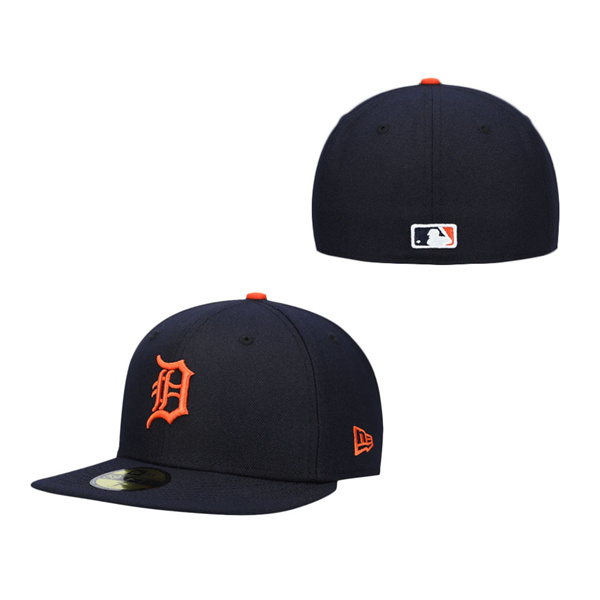 Detroit Tigers New Era Authentic Collection On-Field Road 59FIFTY Fitted Hat Navy