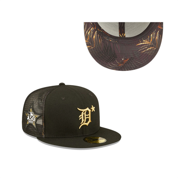 Detroit Tigers Black 2022 MLB All-Star Game On-Field 59FIFTY Fitted Hat