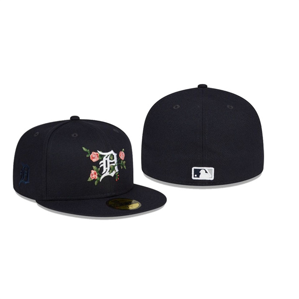 Men's Detroit Tigers Bloom Black 59FIFTY Fitted Hat