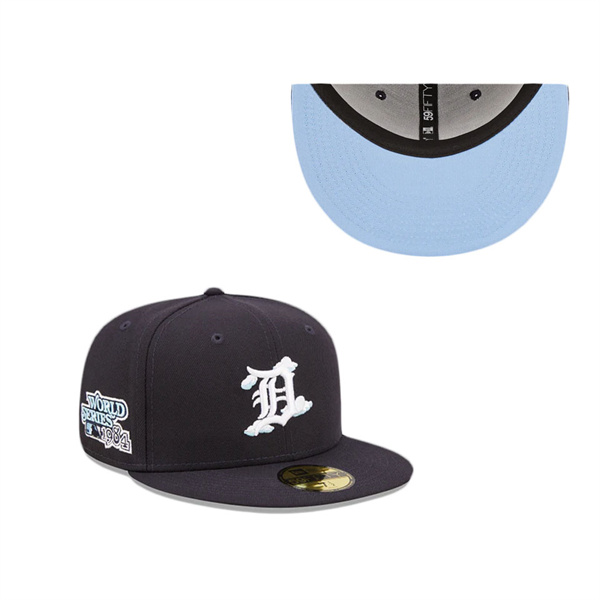 Detroit Tigers Comic Cloud 59FIFTY Fitted