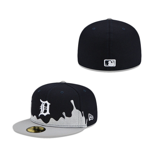 Detroit Tigers Drip Front 59FIFTY Fitted Hat