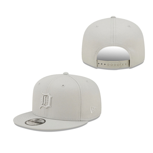 Men's Detroit Tigers New Era Gray Spring Color Pack 9FIFTY Snapback Hat