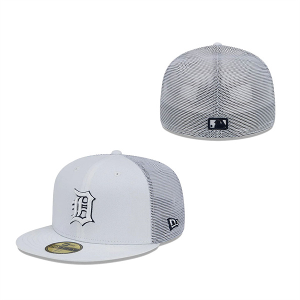 Detroit Tigers New Era 2022 Batting Practice 59FIFTY Fitted Hat White