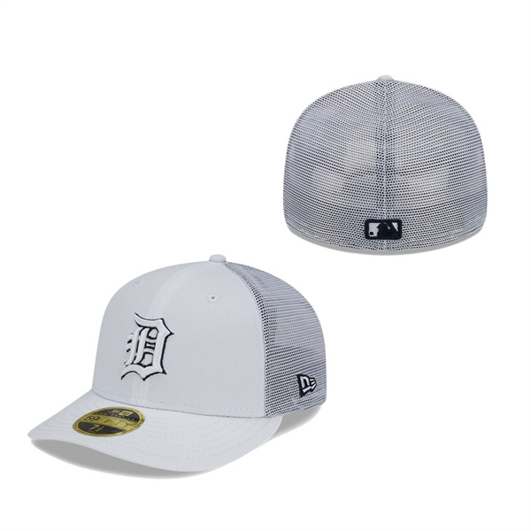 Detroit Tigers New Era 2022 Batting Practice Low Profile 59FIFTY Fitted Hat White
