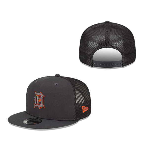 Detroit Tigers New Era 2022 Batting Practice 9FIFTY Snapback Adjustable Hat Graphite