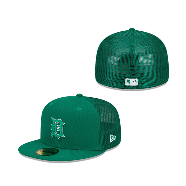 Detroit Tigers New Era 2022 St. Patrick's Day On-Field 59FIFTY Fitted Hat Green