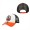 Men's Detroit Tigers White Orange Fresh A-Frame 9FORTY Trucker Snapback Hat
