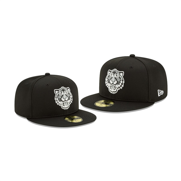 Men's Tigers Clubhouse Black Team 59FIFTY Fitted Hat