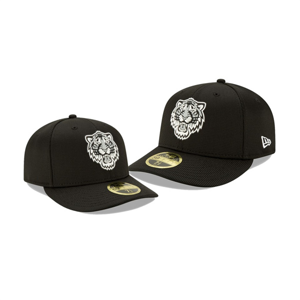 Men's Tigers Clubhouse Black Team Low Profile 59FIFTY Fitted Hat