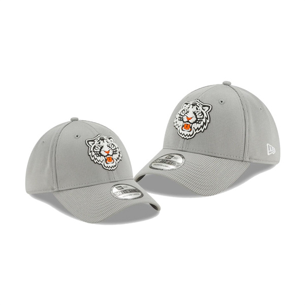 Men's Tigers Clubhouse Gray 39THIRTY Flex Hat