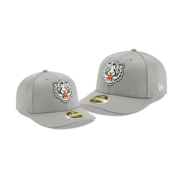 Men's Tigers Clubhouse Gray Low Profile 59FIFTY Fitted Hat