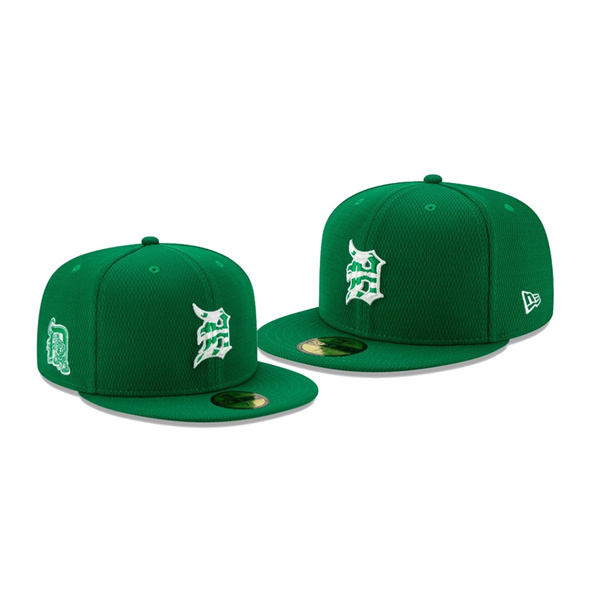 Men's Tigers 2020 St. Patrick's Day Kelly Green On Field 59FIFTY Fitted Hat