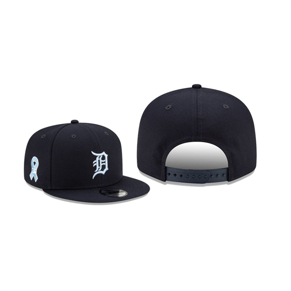 Men's Detroit Tigers 2021 Father's Day Navy 9FIFTY Snapback Adjustable Hat