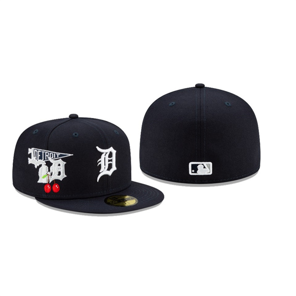 Men's Detroit Tigers City Patch Navy 59FIFTY Fitted Hat