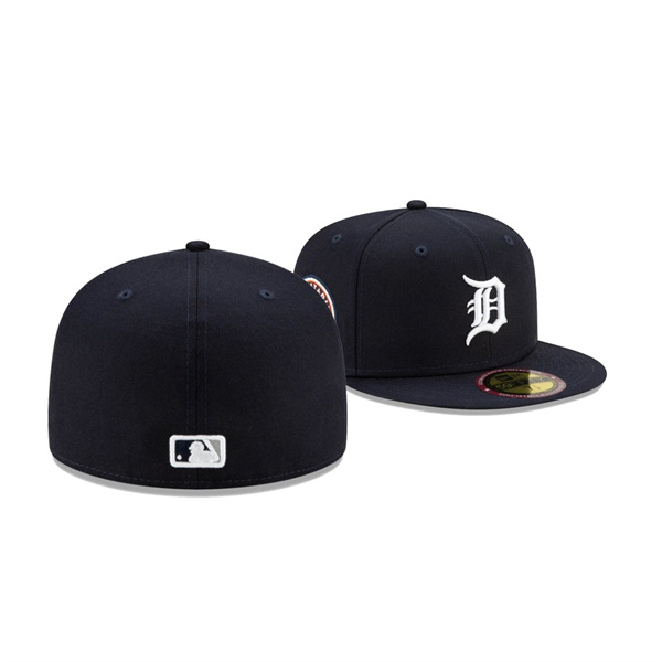 Men's Detroit Tigers Stadium Patch Navy 59FIFTY Fitted Hat