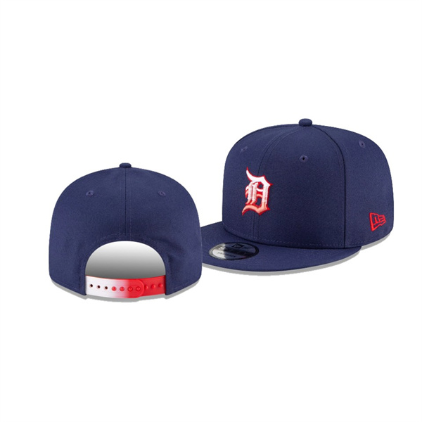 Men's Detroit Tigers Americana Fade Navy Snapback Hat
