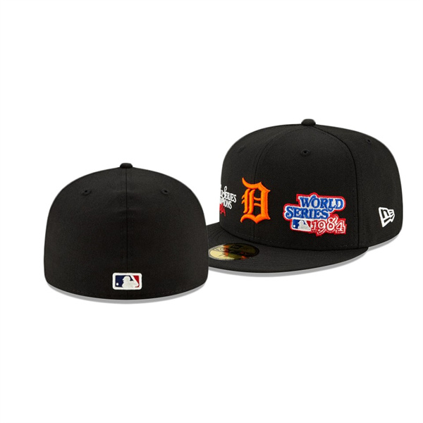 Detroit Tigers Champion Black 59FIFTY Fitted Hat