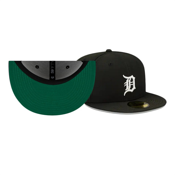 Detroit Tigers Sun Fade Black 59FIFTY Fitted Hat