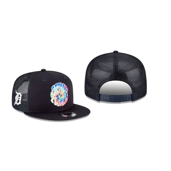 Men's Detroit Tigers Groovy Collection Navy 9FIFTY Snapback Hat