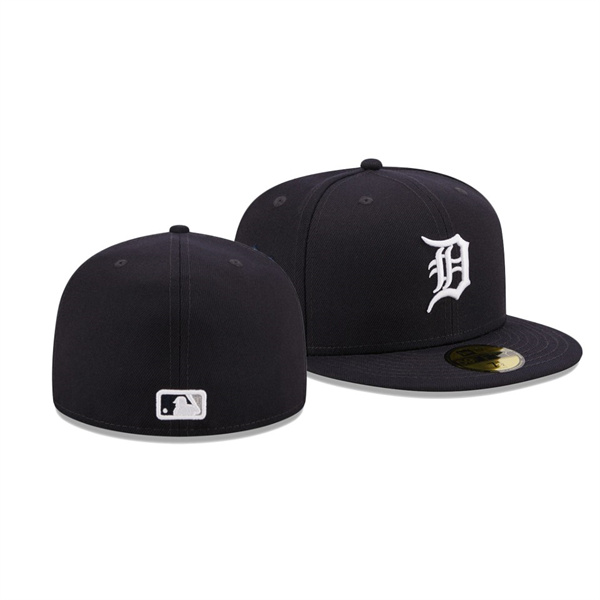 Detroit Tigers Logo Side Navy 59FIFTY Fitted Hat