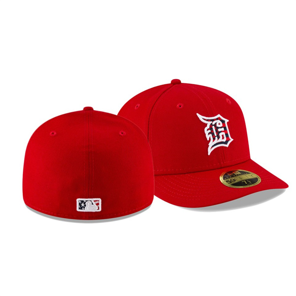 Detroit Tigers 2021 Independence Day Red Low Profile 59FIFTY 4th Of July Hat