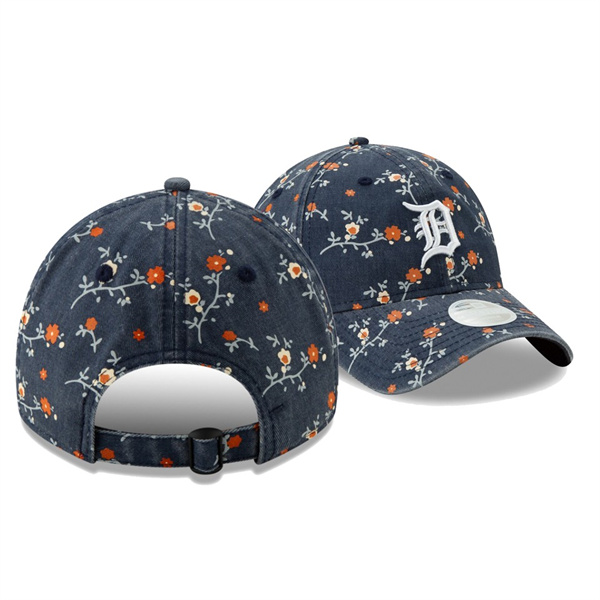 Women's Tigers Blossom Black 9TWENTY Adjustable New Era Hat