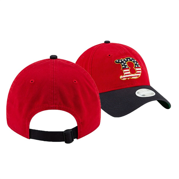 Women's Tigers 2019 Stars & Stripes Red 9TWENTY Adjustable New Era Hat