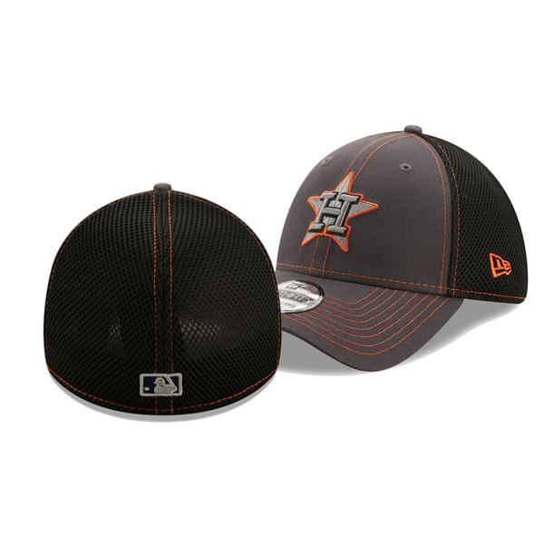 Men's Astros Team Neo Graphite 39THIRTY Flex Hat