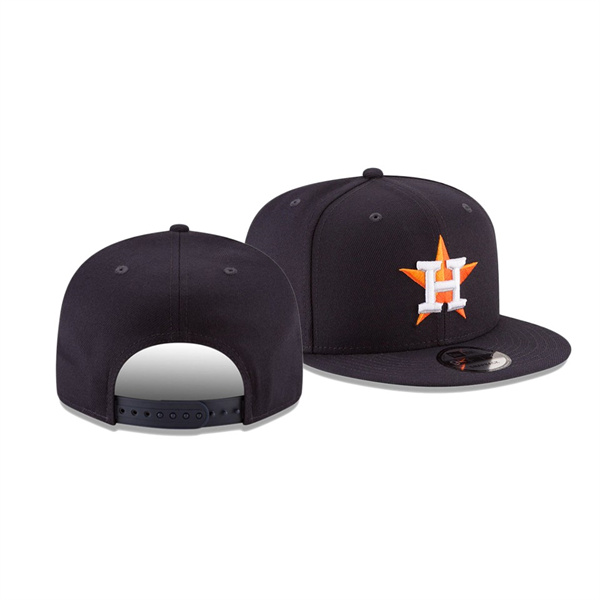Men's Astros 2021 World Series Navy 9FIFTY Snapback Adjustable Hat