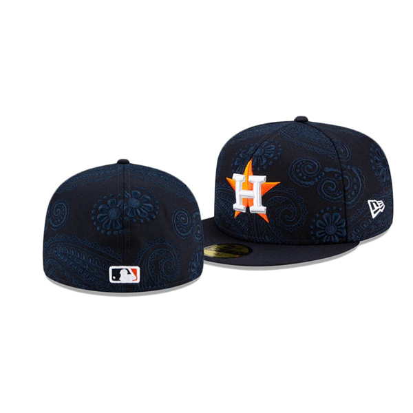 Men's Astros Swirl Navy 59FIFTY Fitted Hat