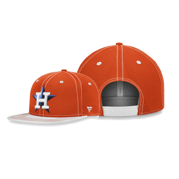 Houston Astros Sport Resort Orange White Snapback Hat