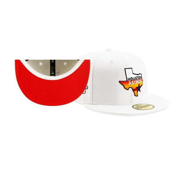 Houston Astros Undervisor White 45th Anniversary Patch 59FIFTY Hat