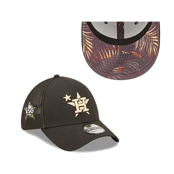Houston Astros Black 2022 MLB All-Star Game 39THIRTY Flex Hat