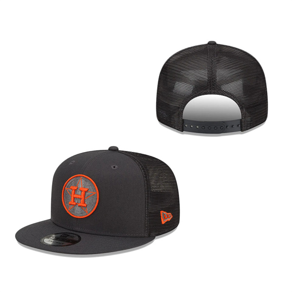 Houston Astros New Era 2022 Batting Practice 9FIFTY Snapback Adjustable Hat Graphite